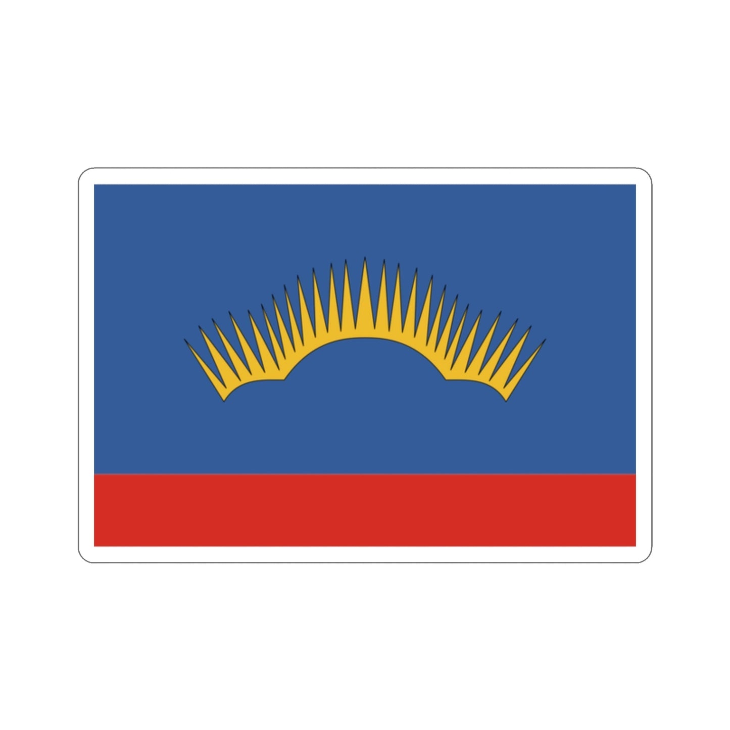 Flag of Murmansk Oblast Russia STICKER Vinyl Die-Cut Decal-2 Inch-The Sticker Space