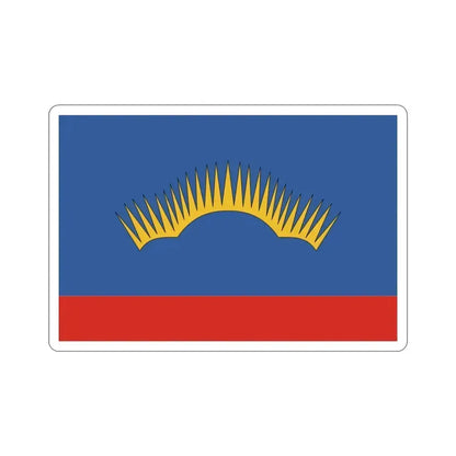 Flag of Murmansk Oblast Russia STICKER Vinyl Die-Cut Decal 3 Inch - The Sticker Space