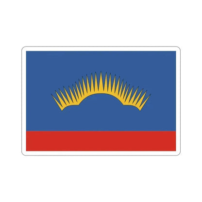 Flag of Murmansk Oblast Russia STICKER Vinyl Die-Cut Decal 5 Inch - The Sticker Space