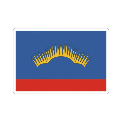 Flag of Murmansk Oblast Russia STICKER Vinyl Die-Cut Decal 5 Inch - The Sticker Space