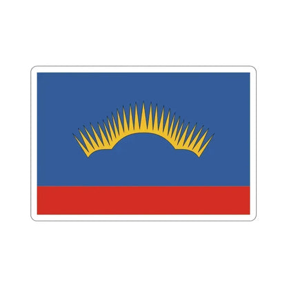 Flag of Murmansk Oblast Russia STICKER Vinyl Die-Cut Decal 6 Inch - The Sticker Space