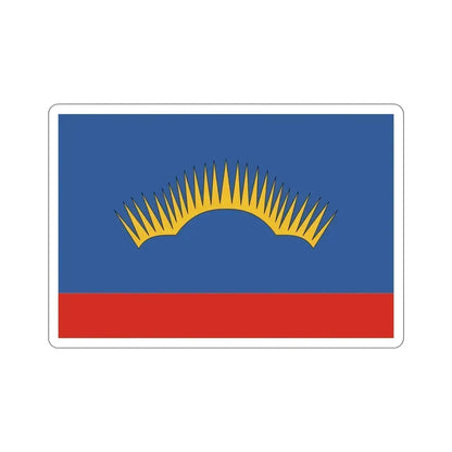 Flag of Murmansk Oblast Russia STICKER Vinyl Die-Cut Decal 6 Inch - The Sticker Space