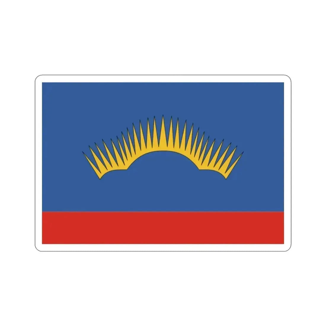 Flag of Murmansk Oblast Russia STICKER Vinyl Die-Cut Decal - The Sticker Space