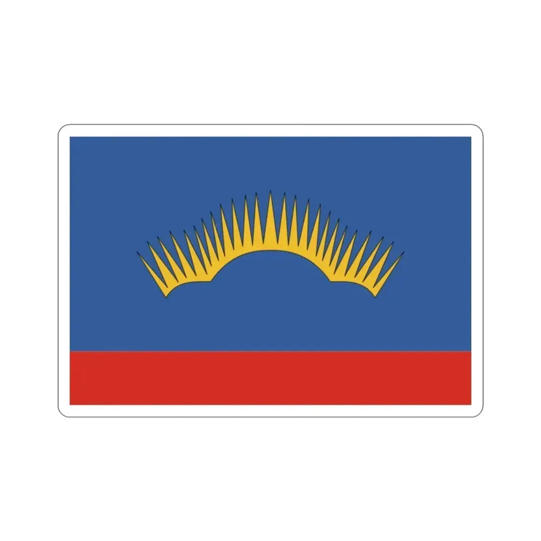 Flag of Murmansk Oblast Russia STICKER Vinyl Die-Cut Decal - The Sticker Space