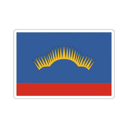 Flag of Murmansk Oblast Russia STICKER Vinyl Die-Cut Decal - The Sticker Space