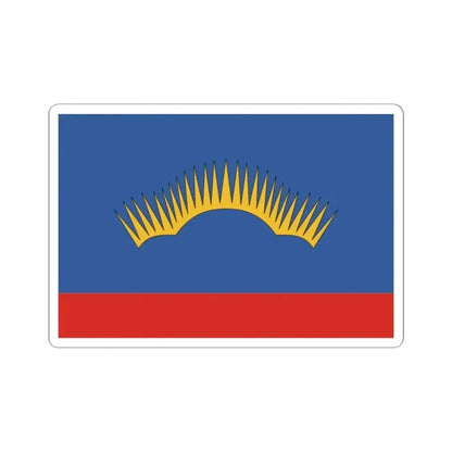 Flag of Murmansk Oblast Russia - STICKER Vinyl Kiss-Cut Decal 2 Inch White - The Sticker Space
