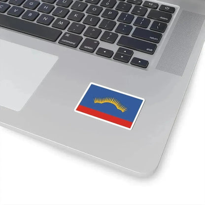 Flag of Murmansk Oblast Russia - STICKER Vinyl Kiss-Cut Decal - The Sticker Space