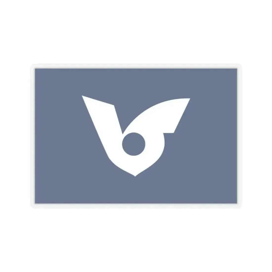 Flag of Musashimurayama Tokyo Japan - STICKER Vinyl Kiss-Cut Decal 2 Inch Transparent - The Sticker Space