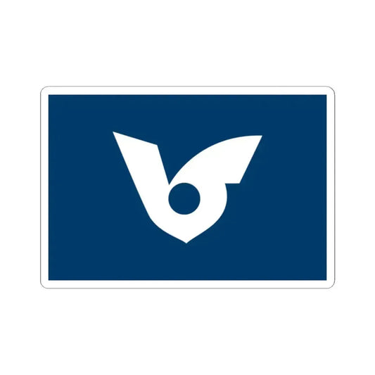 Flag of Musashimurayama Tokyo Japan - STICKER Vinyl Kiss-Cut Decal 2 Inch White - The Sticker Space