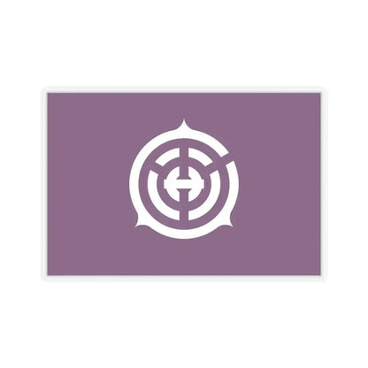 Flag of Musashino Tokyo Japan - STICKER Vinyl Kiss-Cut Decal 3 Inch Transparent - The Sticker Space