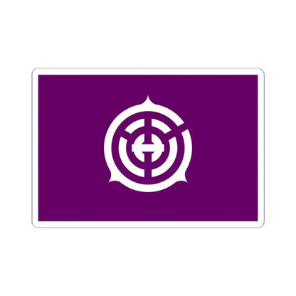 Flag of Musashino Tokyo Japan - STICKER Vinyl Kiss-Cut Decal 6 Inch White - The Sticker Space