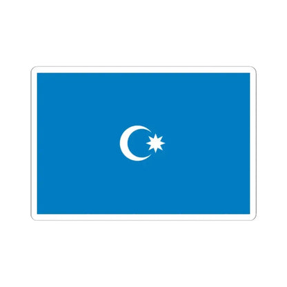Flag of Musavat Party (Azerbaijan) STICKER Vinyl Kiss-Cut Decal 2 Inch White - The Sticker Space