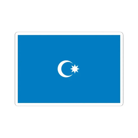 Flag of Musavat Party (Azerbaijan) STICKER Vinyl Kiss-Cut Decal 2 Inch White - The Sticker Space