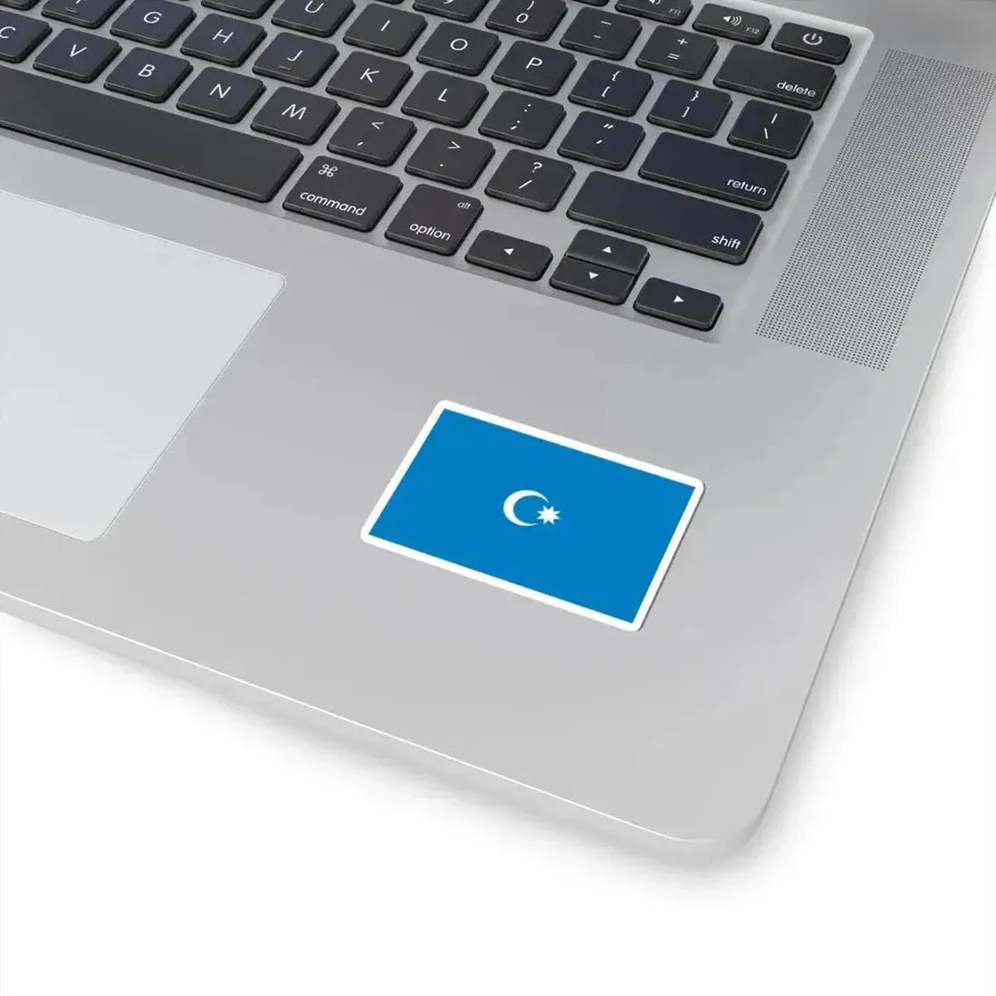 Flag of Musavat Party (Azerbaijan) STICKER Vinyl Kiss-Cut Decal - The Sticker Space