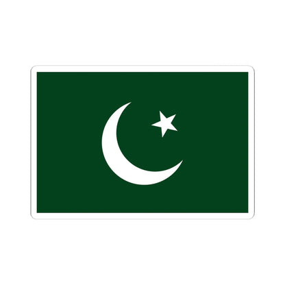 Flag of Muslim League (India) STICKER Vinyl Kiss-Cut Decal 6 Inch White - The Sticker Space