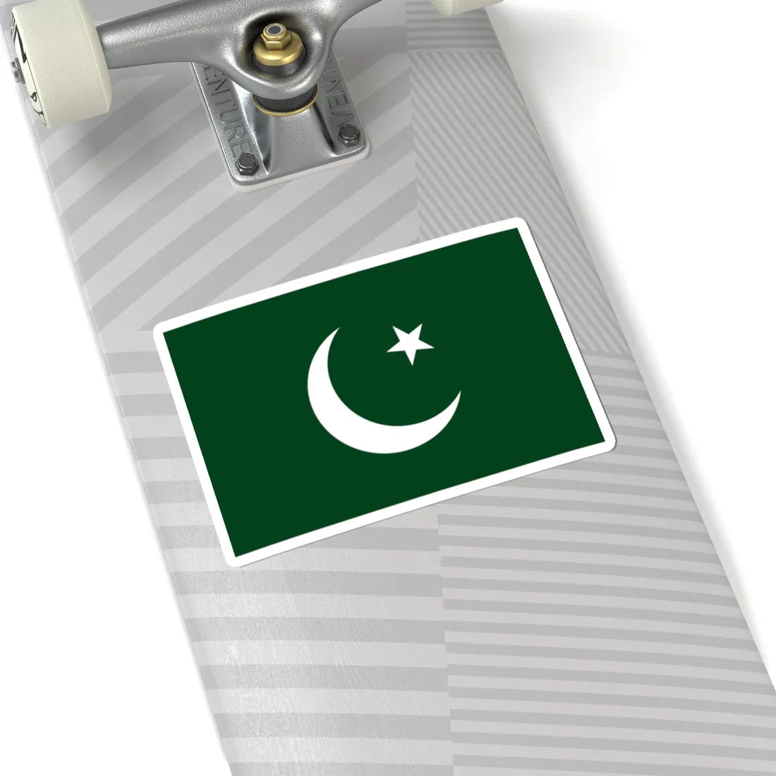 Flag of Muslim League (India) STICKER Vinyl Kiss-Cut Decal - The Sticker Space