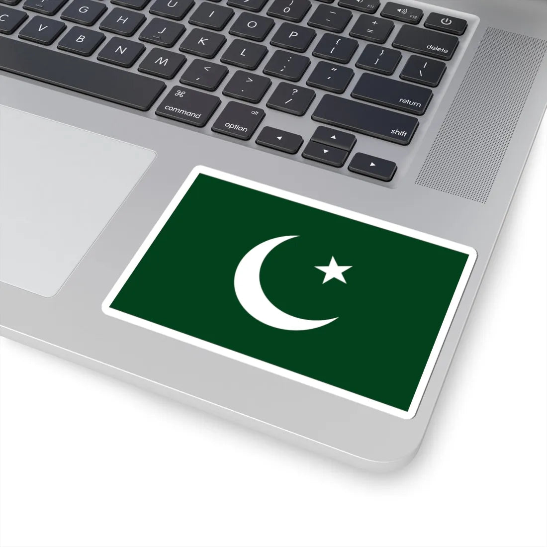 Flag of Muslim League (India) STICKER Vinyl Kiss-Cut Decal - The Sticker Space