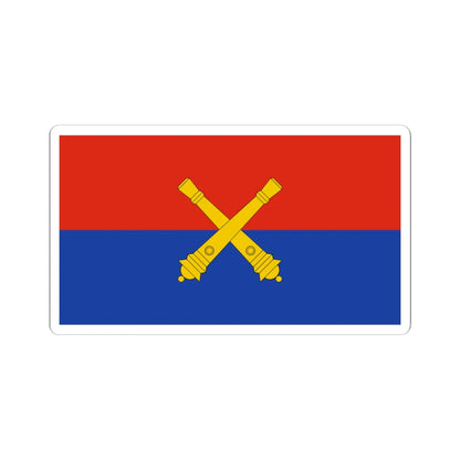 Flag of Myanmar Artillery (Myanmar) STICKER Vinyl Kiss-Cut Decal 4 Inch White - The Sticker Space