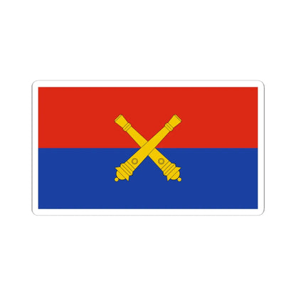 Flag of Myanmar Artillery (Myanmar) STICKER Vinyl Kiss-Cut Decal 6 Inch White - The Sticker Space