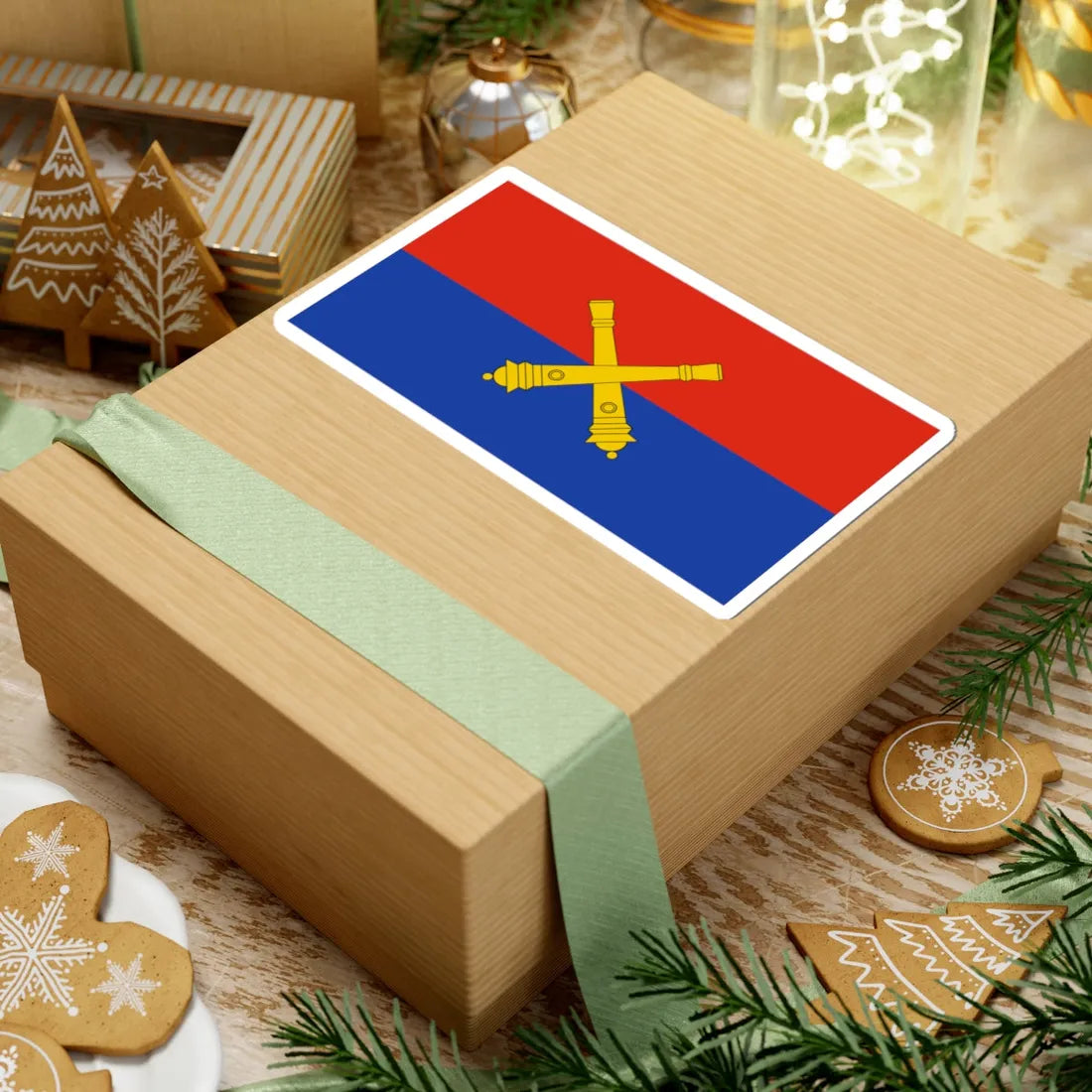 Flag of Myanmar Artillery (Myanmar) STICKER Vinyl Kiss-Cut Decal - The Sticker Space