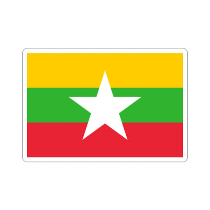 Flag of Myanmar STICKER Vinyl Die-Cut Decal-2 Inch-The Sticker Space