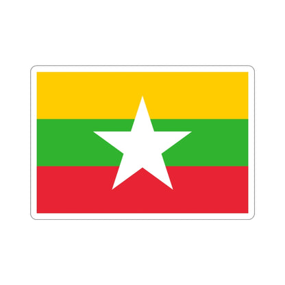 Flag of Myanmar STICKER Vinyl Die-Cut Decal-3 Inch-The Sticker Space