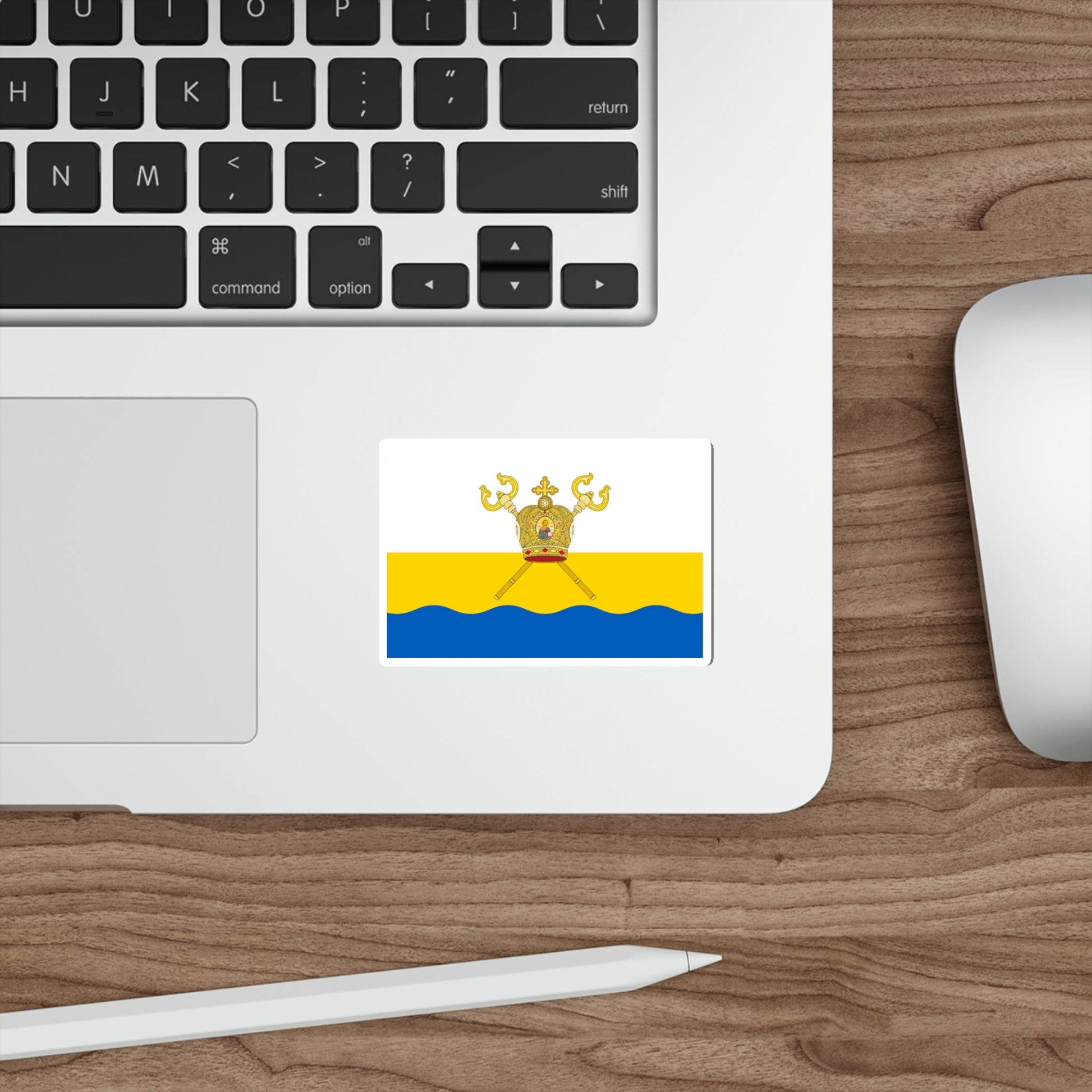 Flag of Mykolaiv Oblast Ukraine STICKER Vinyl Die-Cut Decal-The Sticker Space