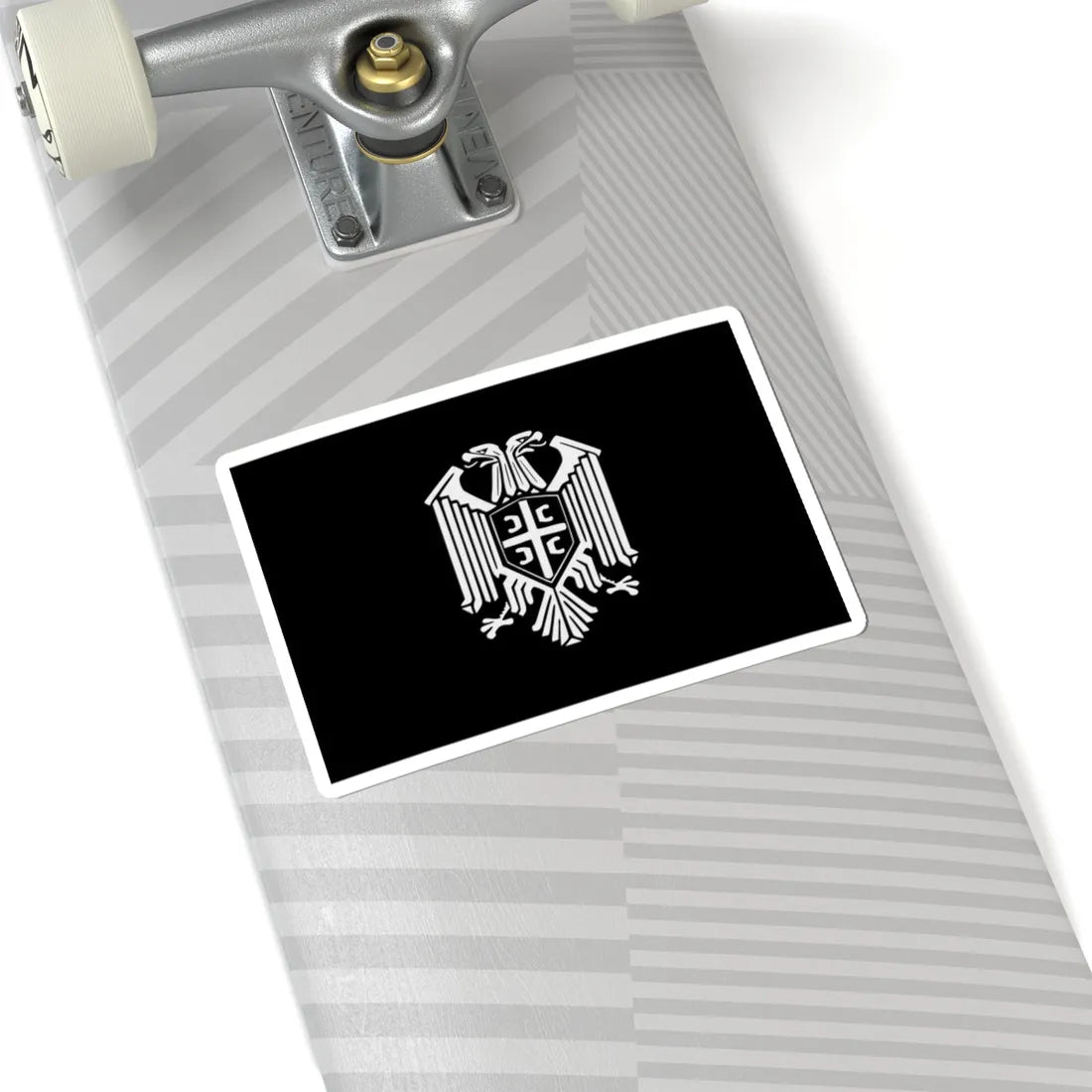 Flag of Nacionalni stroj (Serbia) STICKER Vinyl Kiss-Cut Decal - The Sticker Space