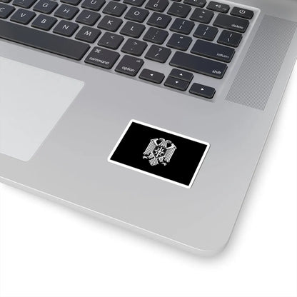 Flag of Nacionalni stroj (Serbia) STICKER Vinyl Kiss-Cut Decal - The Sticker Space