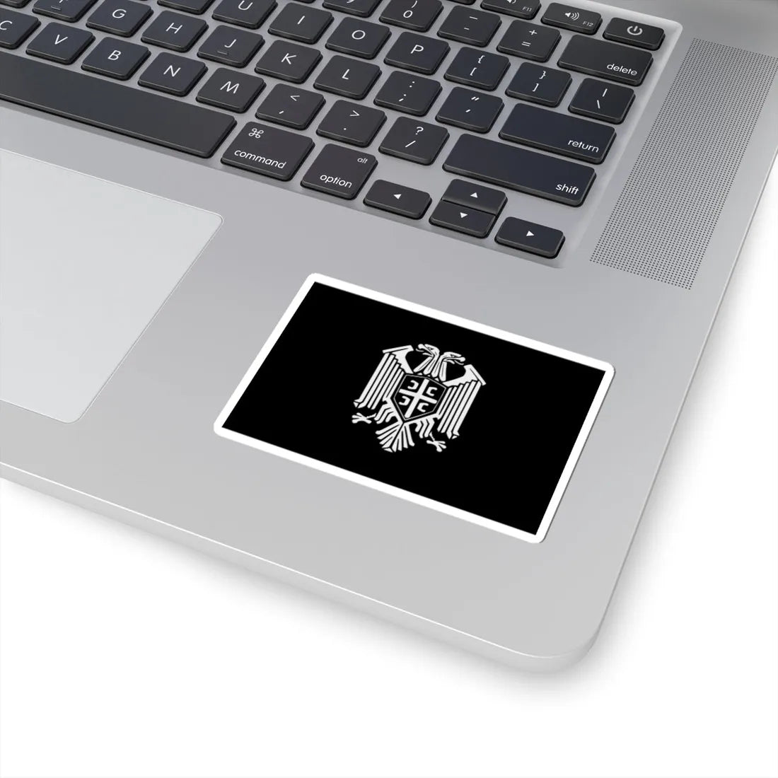 Flag of Nacionalni stroj (Serbia) STICKER Vinyl Kiss-Cut Decal - The Sticker Space