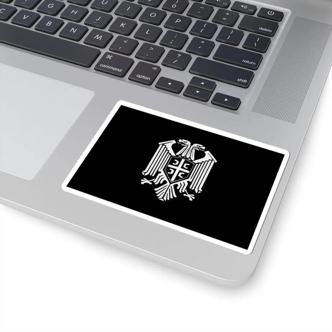 Flag of Nacionalni stroj (Serbia) STICKER Vinyl Kiss-Cut Decal - The Sticker Space