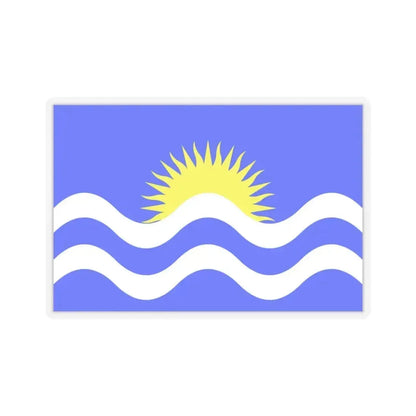 Flag of Nadur Malta - STICKER Vinyl Kiss-Cut Decal 3 Inch Transparent - The Sticker Space