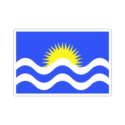 Flag of Nadur Malta - STICKER Vinyl Kiss-Cut Decal 3 Inch White - The Sticker Space