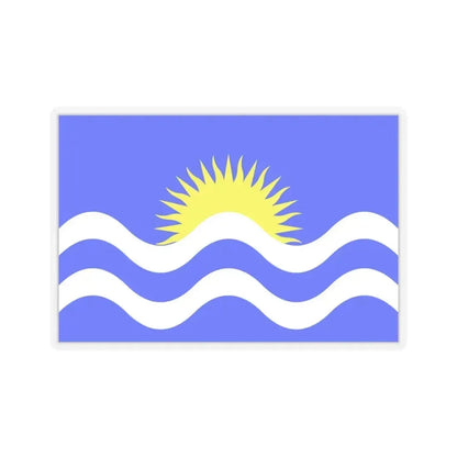 Flag of Nadur Malta - STICKER Vinyl Kiss-Cut Decal 4 Inch Transparent - The Sticker Space