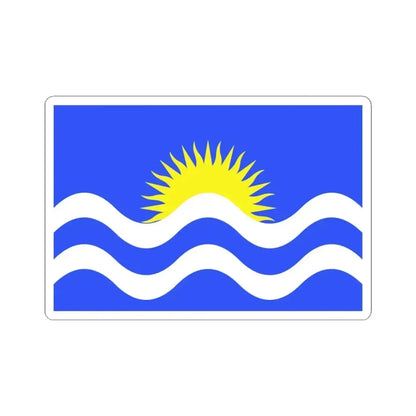 Flag of Nadur Malta - STICKER Vinyl Kiss-Cut Decal 4 Inch White - The Sticker Space