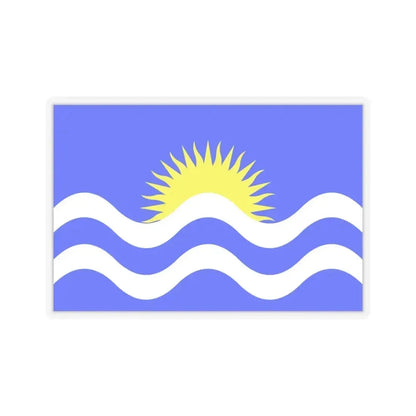 Flag of Nadur Malta - STICKER Vinyl Kiss-Cut Decal 6 Inch Transparent - The Sticker Space