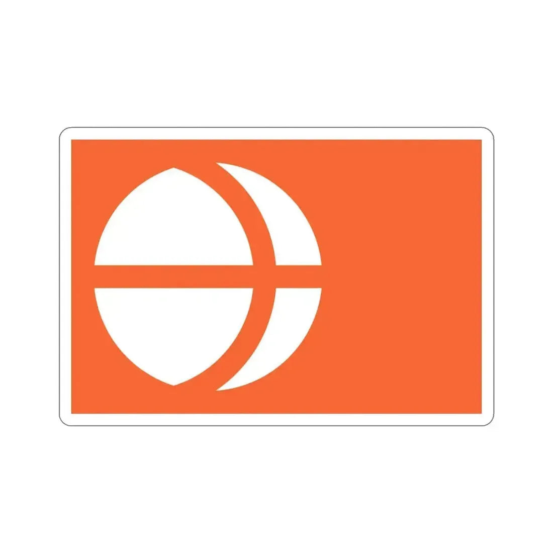 Flag of Nagano Prefecture Japan STICKER Vinyl Die-Cut Decal 4 Inch - The Sticker Space