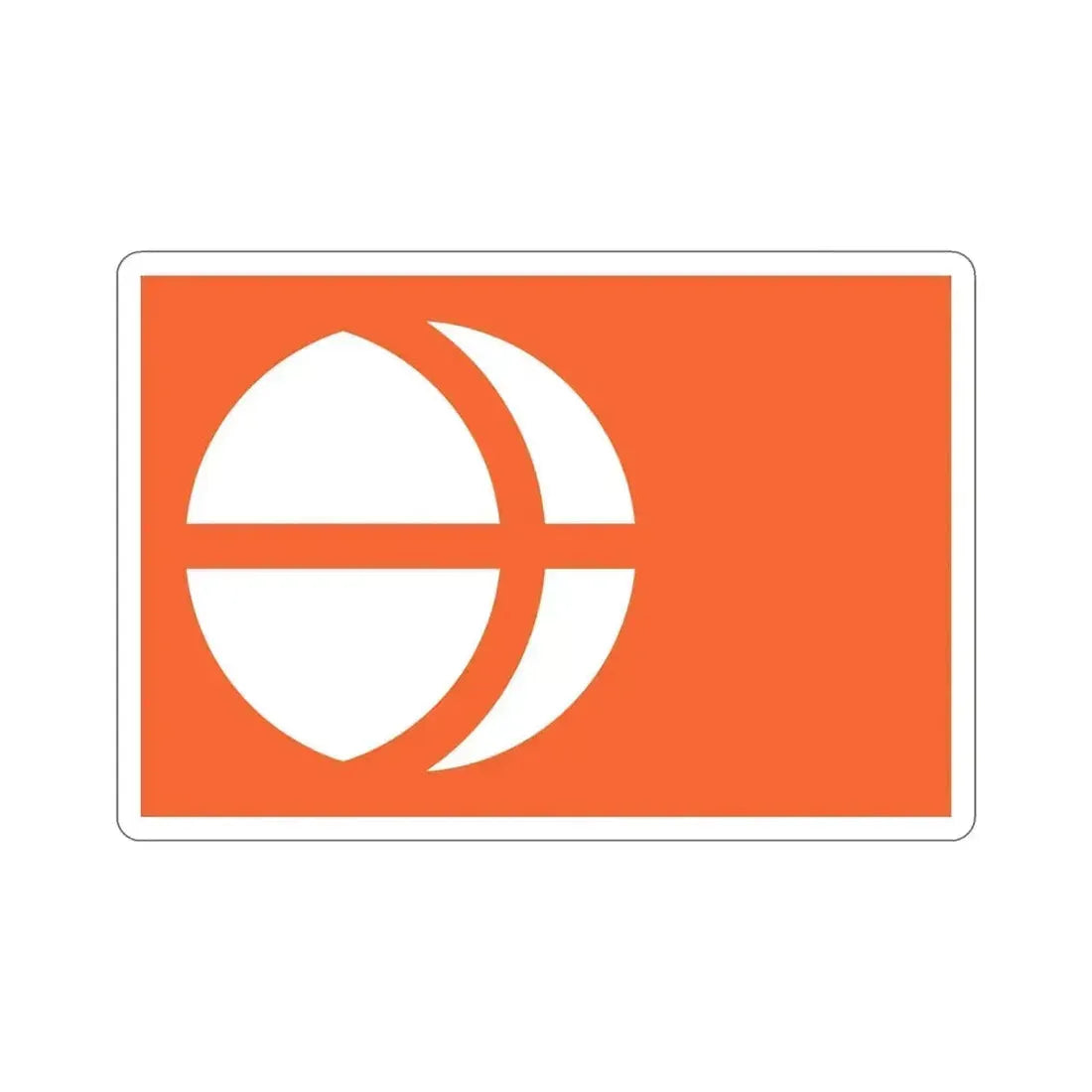 Flag of Nagano Prefecture Japan STICKER Vinyl Die-Cut Decal 6 Inch - The Sticker Space