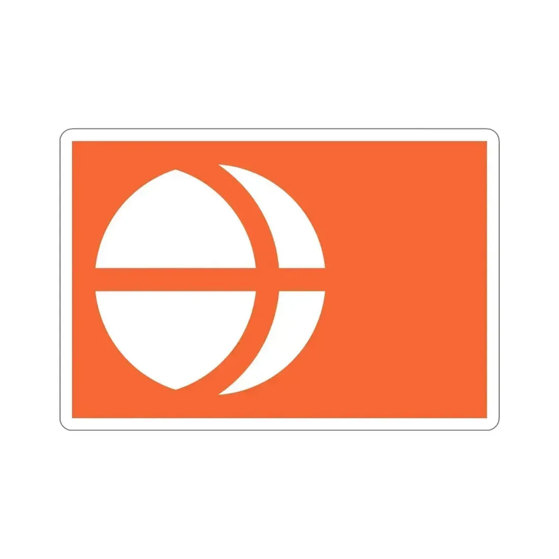 Flag of Nagano Prefecture Japan STICKER Vinyl Die-Cut Decal 6 Inch - The Sticker Space