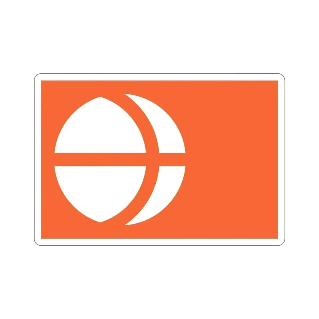 Flag of Nagano Prefecture Japan STICKER Vinyl Die-Cut Decal - The Sticker Space