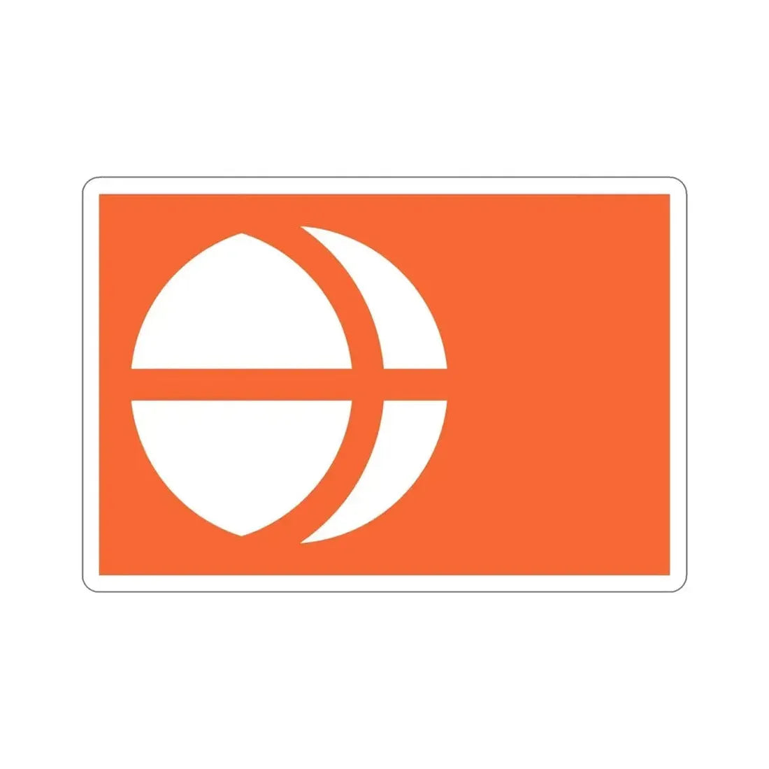 Flag of Nagano Prefecture Japan STICKER Vinyl Die-Cut Decal - The Sticker Space