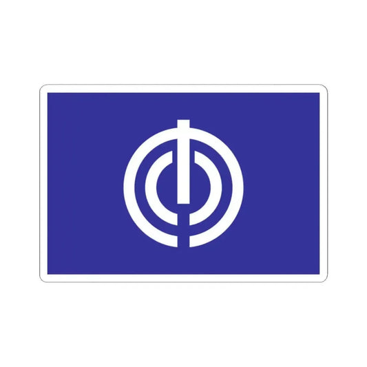 Flag of Naha Okinawa Japan - STICKER Vinyl Kiss-Cut Decal 2 Inch White - The Sticker Space