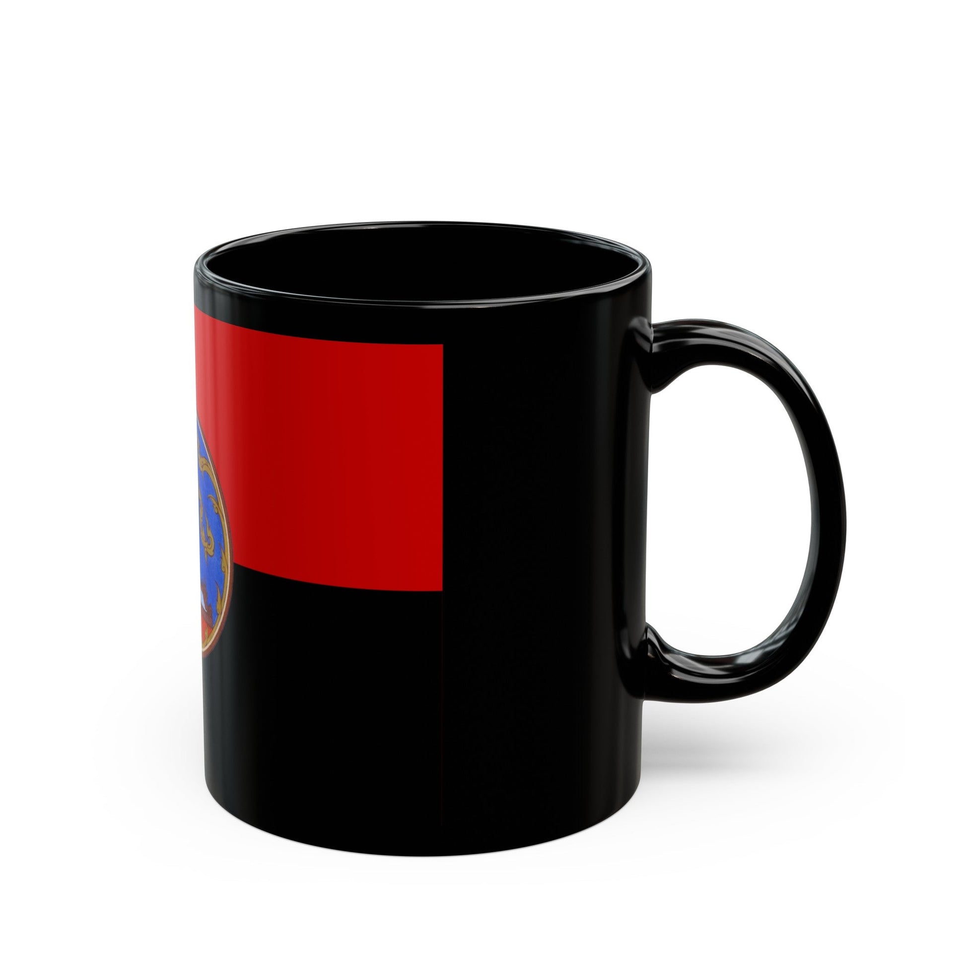 Flag of Nakhon Phanom Province Thailand - Black Coffee Mug-The Sticker Space