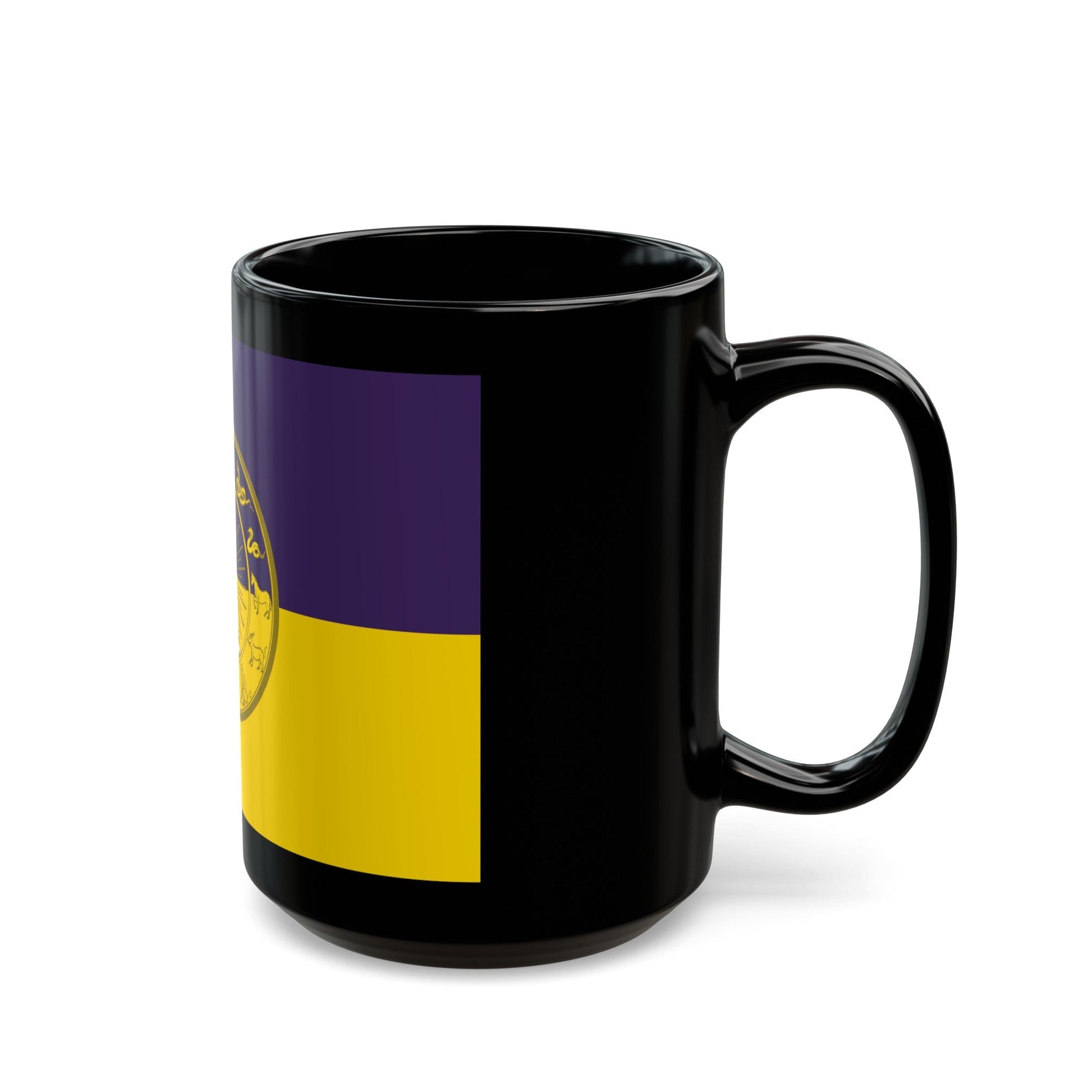 Flag of Nakhon Si Thammarat Province Thailand - Black Coffee Mug-The Sticker Space