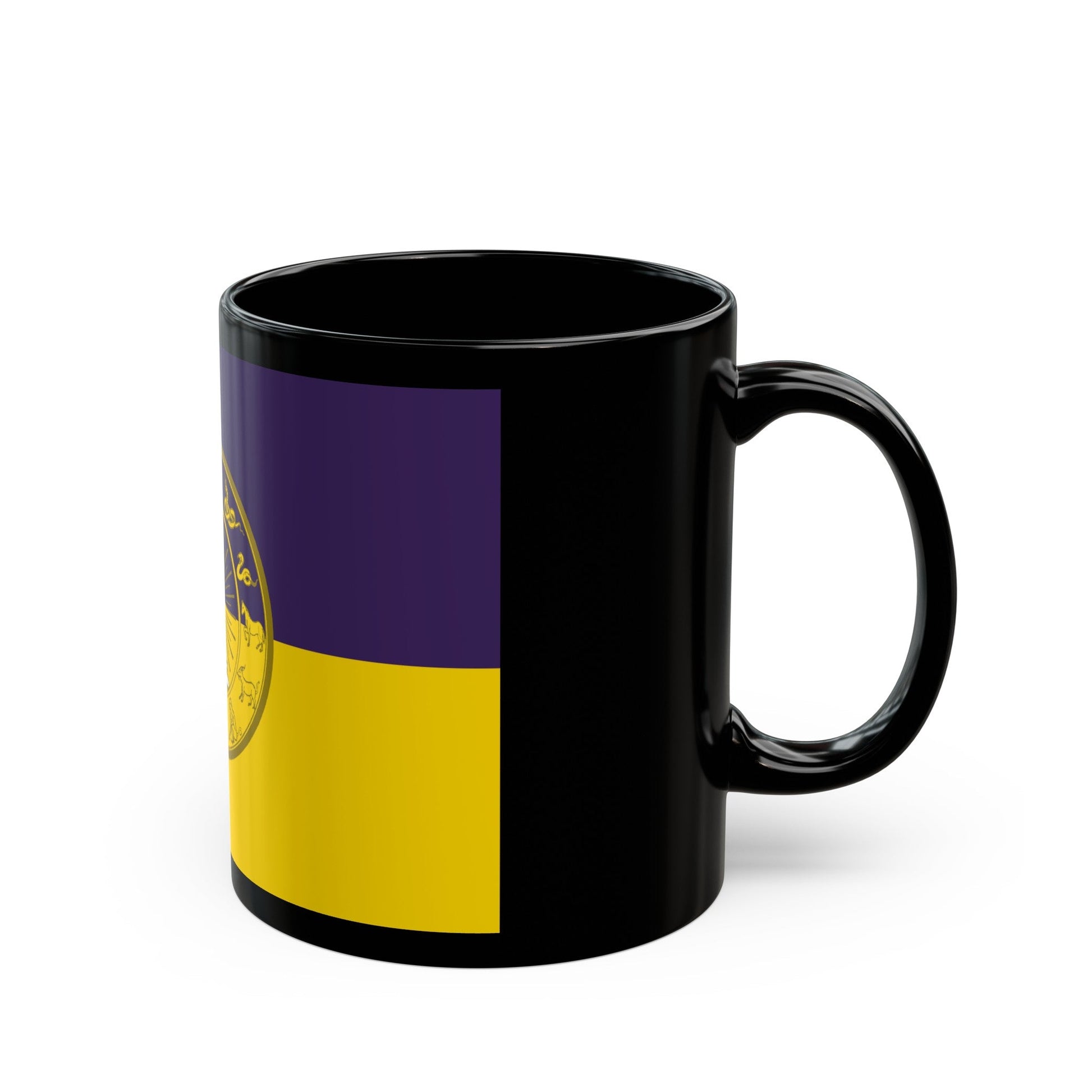 Flag of Nakhon Si Thammarat Province Thailand - Black Coffee Mug-The Sticker Space