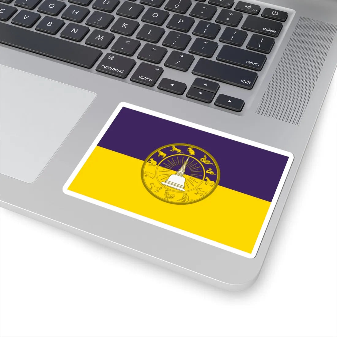 Flag of Nakhon Si Thammarat Province Thailand - STICKER Vinyl Kiss-Cut Decal - The Sticker Space