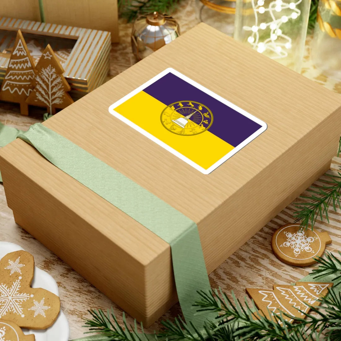 Flag of Nakhon Si Thammarat Province Thailand - STICKER Vinyl Kiss-Cut Decal - The Sticker Space