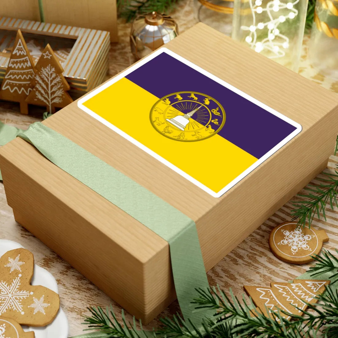 Flag of Nakhon Si Thammarat Province Thailand - STICKER Vinyl Kiss-Cut Decal - The Sticker Space