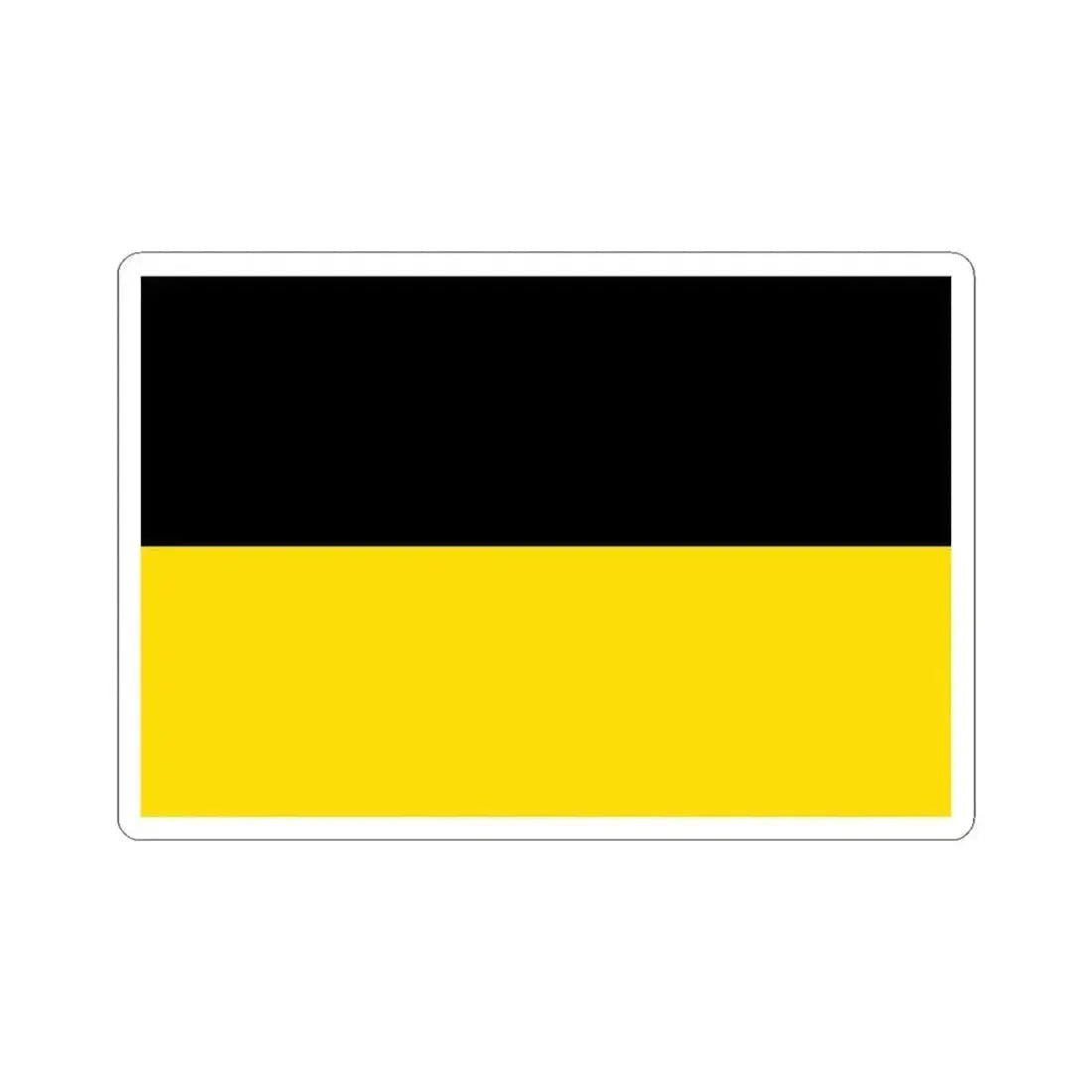 Flag of Namur (Belgium) STICKER Vinyl Kiss-Cut Decal 3 Inch White - The Sticker Space