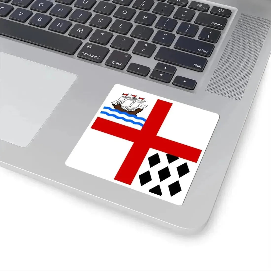 Flag of Nanaimo Canada (Canada) STICKER Vinyl Kiss-Cut Decal - The Sticker Space